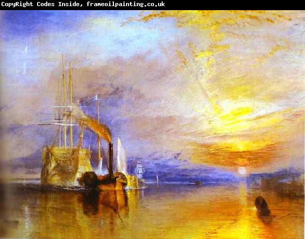 J.M.W. Turner Fighting Temeraire Tugged to Her Last Berth to Be Broken up